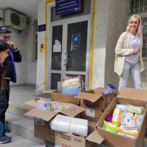 Übergabe der Hilfsgüter an das Krankenhaus für Frauenheilkunde & Geburtshilfe in Czernowitz - Ukrainehilfe | Köln
