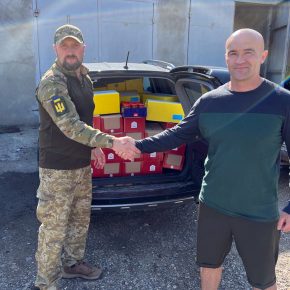 Lebensmittel erreichen Kriegsgebiet in Donezk - Ukrainehilfe | Köln