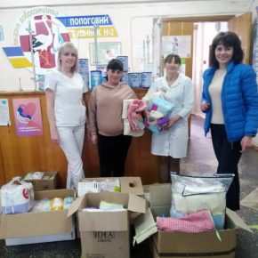Übergabe von Hilfsgütern im Krankenhaus für Frauenheilkunde & Geburtshilfe in Czernowitz - Ukrainehilfe | Köln