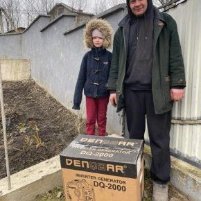 Stromerzeuger erreichen hilfsbedürftige Menschen in Isjum - Ukrainehilfe | Köln